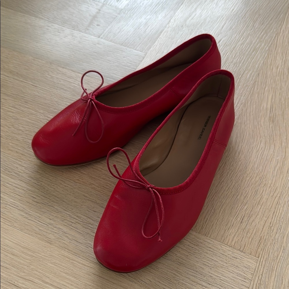 Mansur Gavriel size 38 Red Ballet Flats